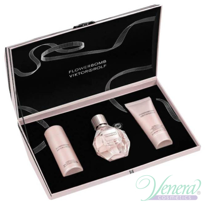 Viktor & Rolf Flowerbomb Комплект (EDP 50ml + Body Cream 40ml +SG 50ml) за Жени За Жени